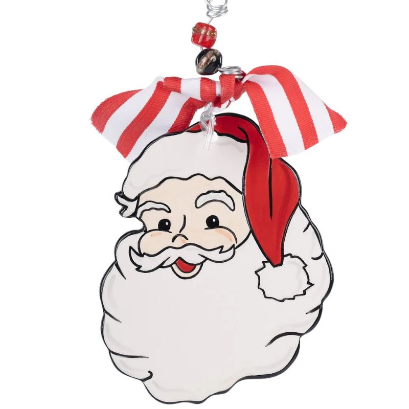 Santa Flat Ornament